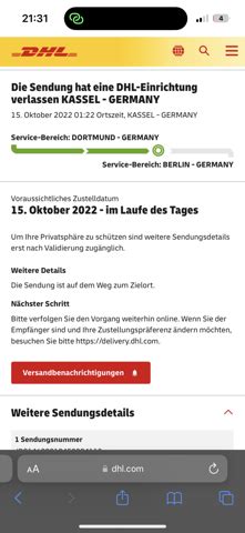 dhl express samstagszustellung
